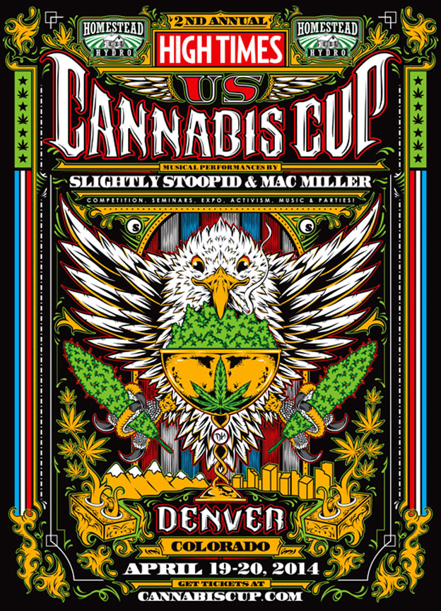 De High Times organiseert ook steeds meer Cannabis Cups in eigen land, zeker nu meerdere staten cannabis gelegaliseerd hebben