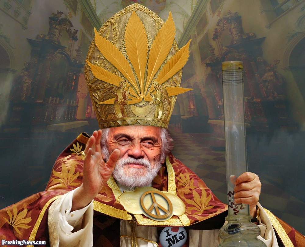 Ach, was Tommy Chong maar paus, dan wisten wij het ook wel...