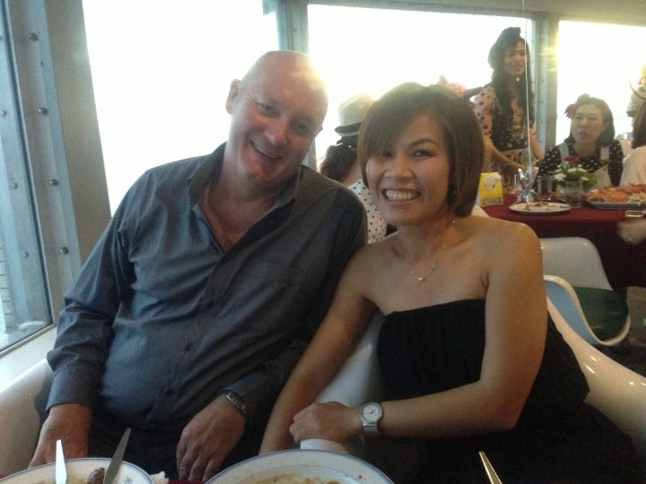 Johan en zijn Thaise vrouw Tukta in betere tijden...