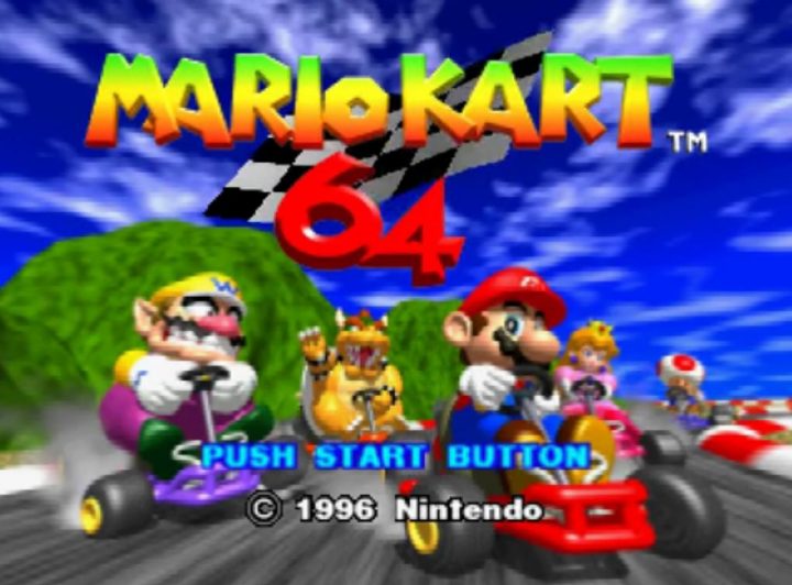 mario kart 64 screenshot