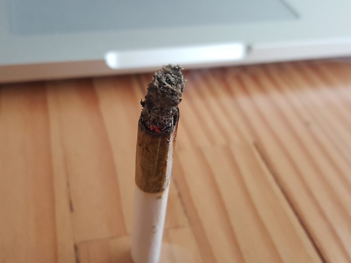 Kleine joints smaken ook nog lekker als je de tip nadert.