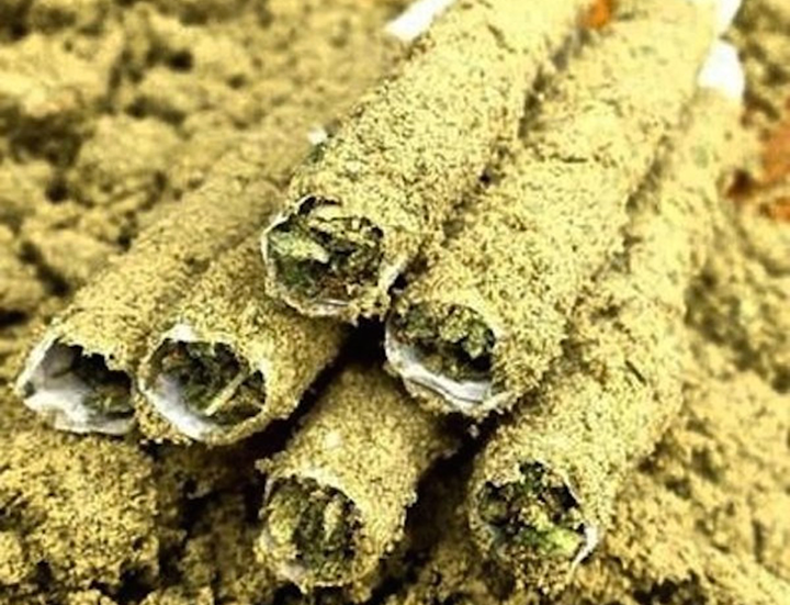 joints met kief en hars