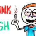 Kijk! Dit gebeurt er als je dronken en stoned tegelijk bent