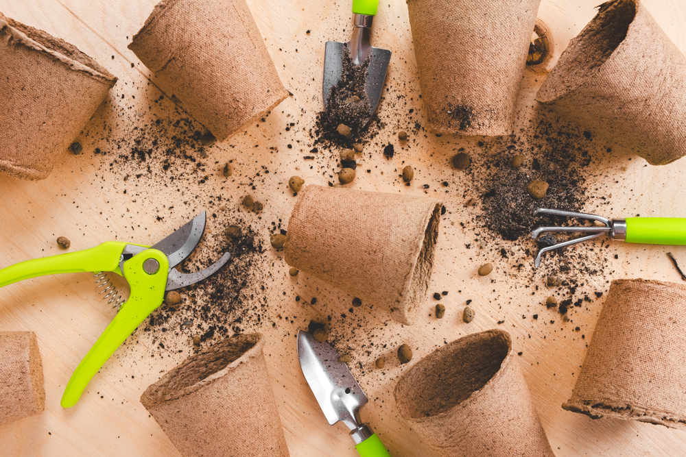 biologisch afbreekbare potten