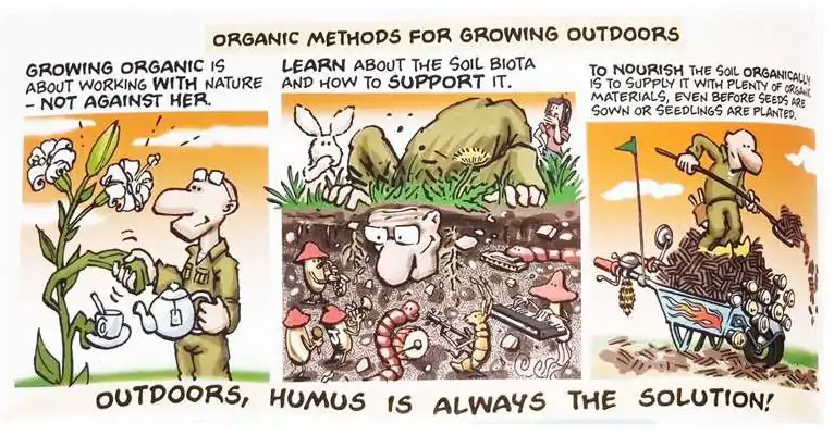 Grow Organic in comics