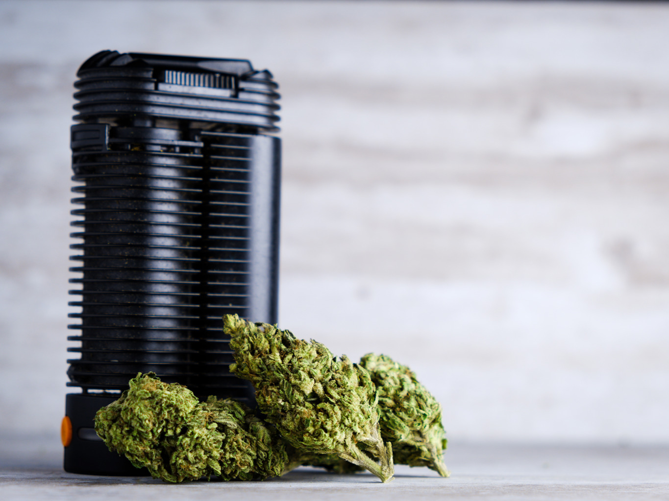 Mighty vaporizer met Northern Lights wiet