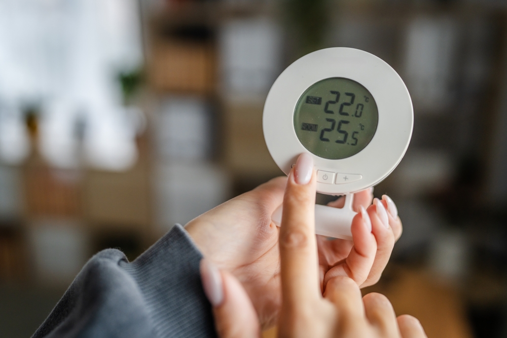 Draagbare thermostaat