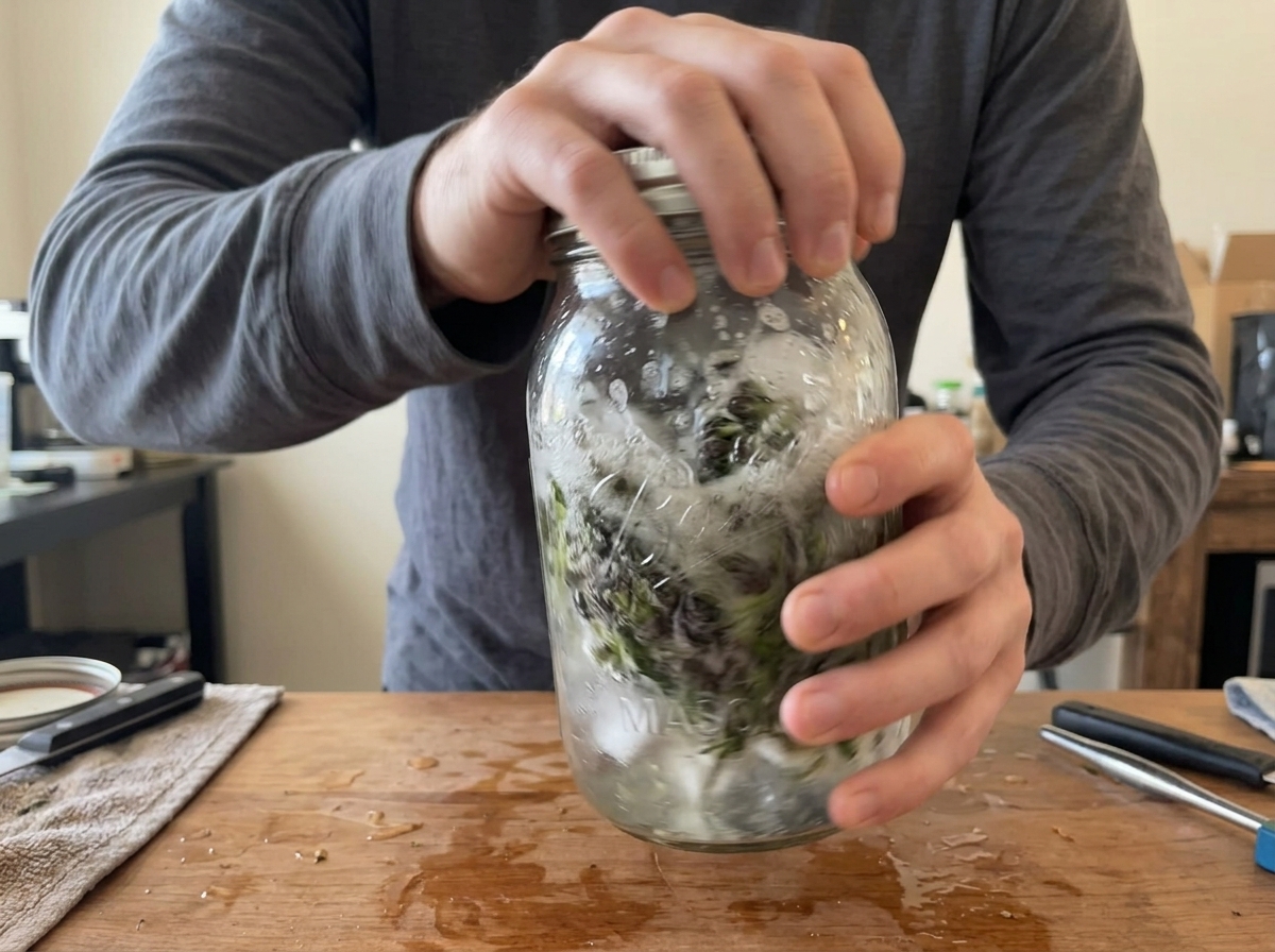 ice-o-lator bubble hash maken