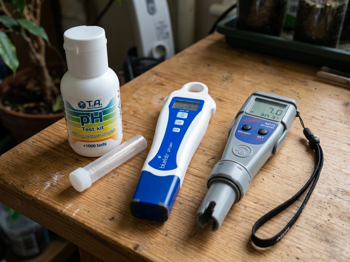 Verschillende pH-meters
